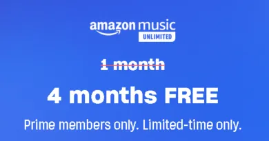 Amazon Music Unlimited 4 Months Free