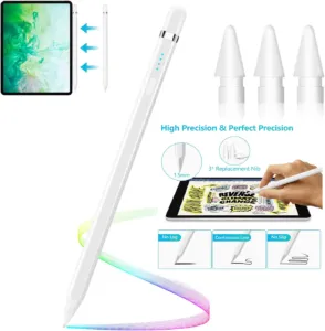 Stylus Pen for Apple iPad Touch Screen Pen with 3 Replacement Tips