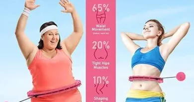 Weighted Smart Hula Hoop Ring for Adults with Detachable Knots and Adjustable Size