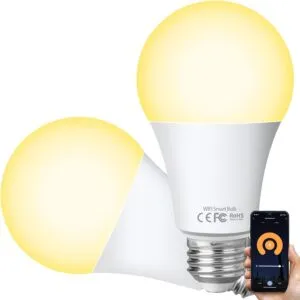 Illuminate Your Home with Alexa Compatible Smart LED Bulbs - 2 Pack