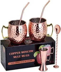 Handcrafted Moscow Mule Copper Mugs: A Timeless Touch for Your Home Bar