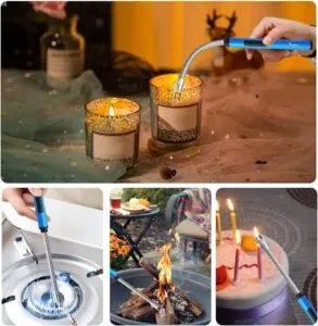 Revolutionize Your Lighting: Rechargeable Candle Lighter with 360° Flexible Neck