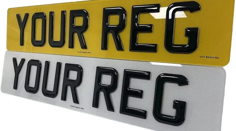 Premium Number Plates ROAD and MOT Legal CHOOSE YOUR STYLE!