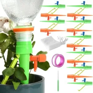 Optimize Plant Care with 15 Adjustable Watering Spikes
