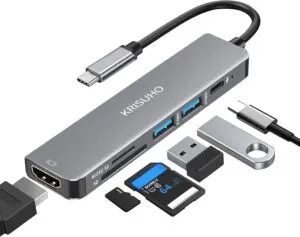 USB C Hub to HDMI Multiport Adapter and Card Reader