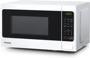 Toshiba Microwave Oven with Preset Recipes and Power Levels