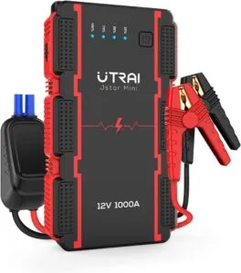 Powerful 13800mAh Car Battery Booster Jump Starter LCD Display and Intelligent Detection