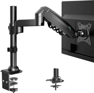 Monitor Arm Single Mount for Curved Screen Height Adjustable Support VESA