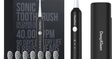 Sonic Electric Toothbrush: 6 Modes and 8 Brush Heads