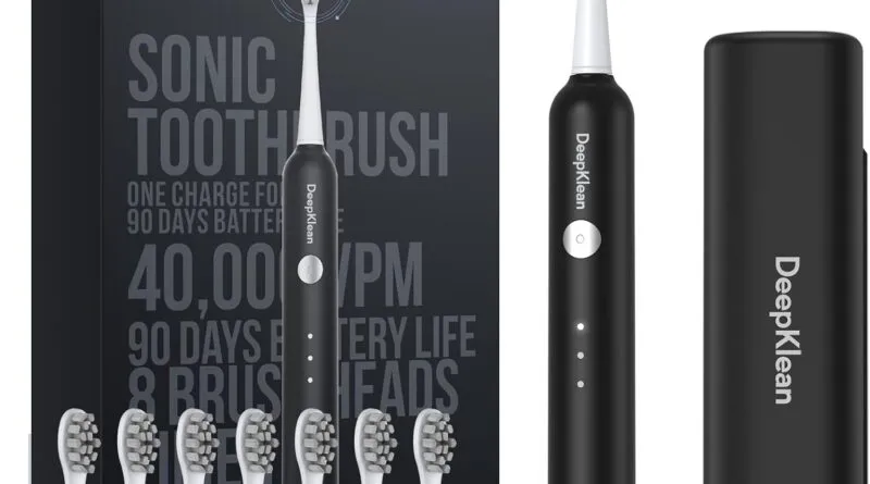 Sonic Electric Toothbrush: 6 Modes and 8 Brush Heads