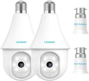 Revolutionize Home Security with 4MP Light Bulb Wireless Cameras