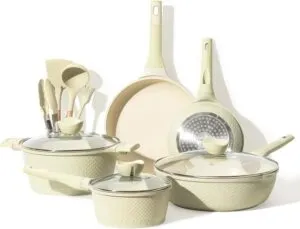 Revamp Your Kitchen with Our 12PCS Non-Stick Pots and Pans Set for Induction Cooktops