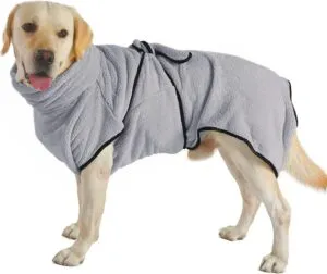 Revolutionize Your Dog's Bath Time with Our Super Absorbent Microfiber Dog Drying Coat!