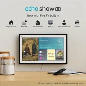 Echo Show 15 Full HD smart display with Alexa and Fire TV built in