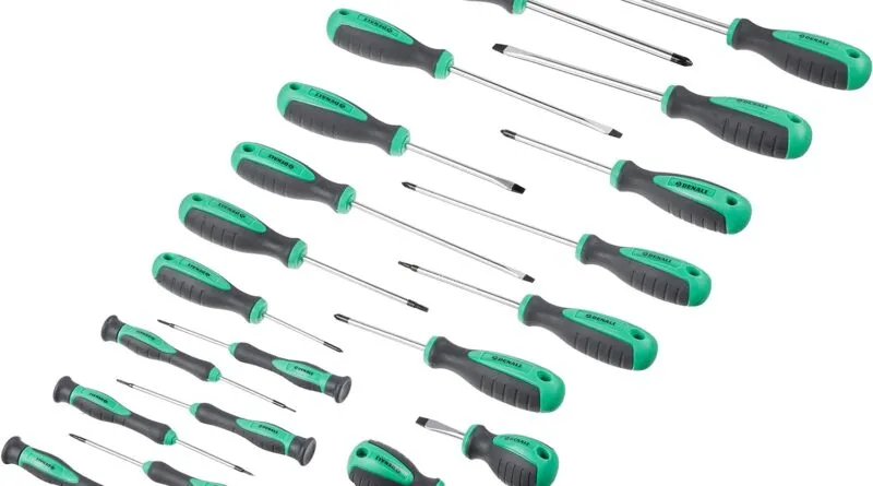 Amazon Brand 20 Piece Phillips/Torx/Slotted Screwdriver Set