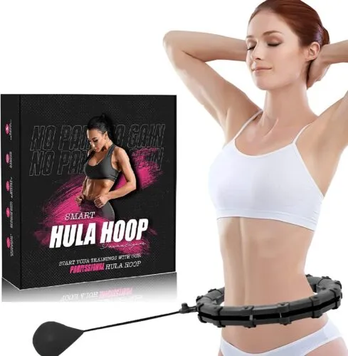 Smart Weighted Hula Hoop for Fun Adult Fitness Workouts