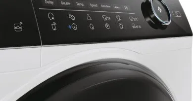 Haier Freestanding Washing Machine with LED Display 9kg Load Direct Motion