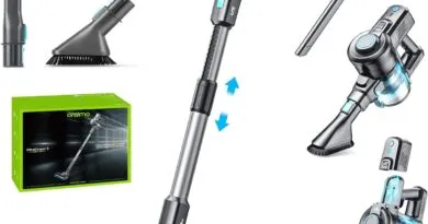 Cordless Stick Vacuum Cleaner Hoover Lightweight with Self-Standing with Detachable Battery