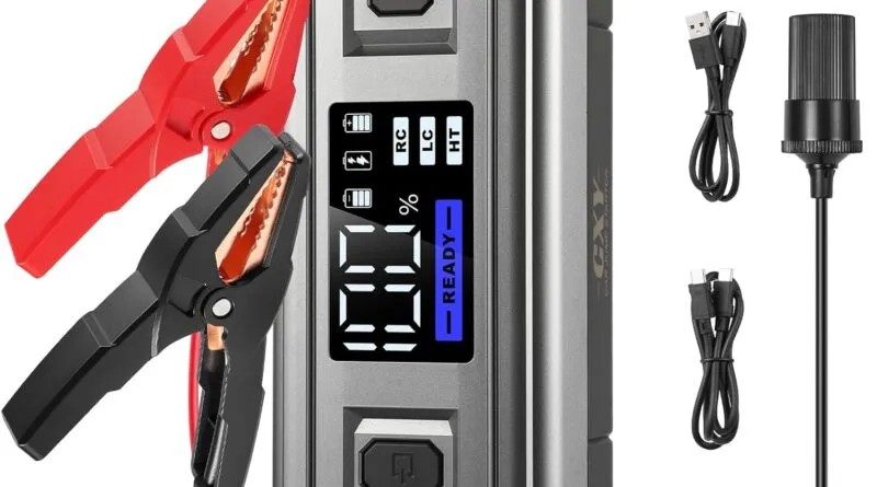 Power Up Your Car and Devices with Our 1500A Jump Starter: A Must-Have On-The-Go Solution!