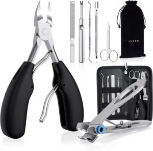 Precision Nail Clippers Set for Thick or Ingrown Nails: Expert Toenail Care
