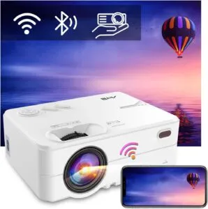 Portable Full HD Mini Projector with Bluetooth and Zoom Support