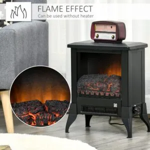 Efficient Free-Standing Electric Fireplace: Warmth and Ambiance