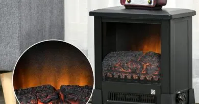 Efficient Free-Standing Electric Fireplace: Warmth and Ambiance