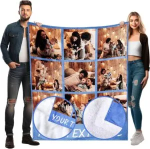 Unique Photo Blanket: Create Cherished Memories with Custom Personalization