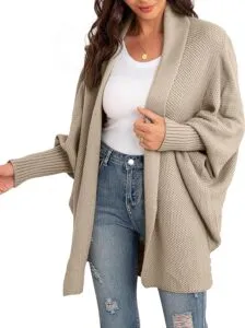 Stay Cozy and Stylish: Women's Knit Long Cardigan in 13 Vibrant Colors for Year-Round Comfort