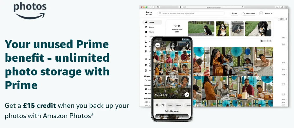 Unlock £15 Credit: Backup Your Memories with Amazon Photos Today!