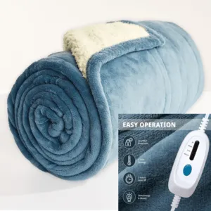 Stay Cozy with Our 130 x 180cm Electric Blanket: Warmth and Safety Combined