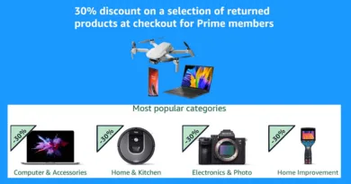 Prime Day Amazon Warehouse Extra 30% off Pre-Owned and Open Box Items