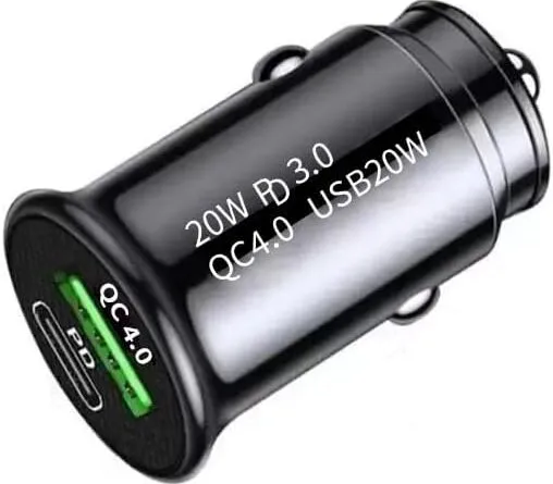 Fast USB and QC 4.0 Dual Port Car Charger: Charge On the Go