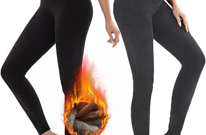 Stay Cozy: 2-Pack Winter Warm Leggings for Women