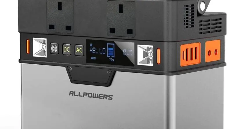 Stay Powered Anywhere with the Portable 288Wh Power Station