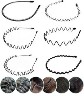 Style Your Locks with Elastic Wavy Spring Wave Hair Hoops
