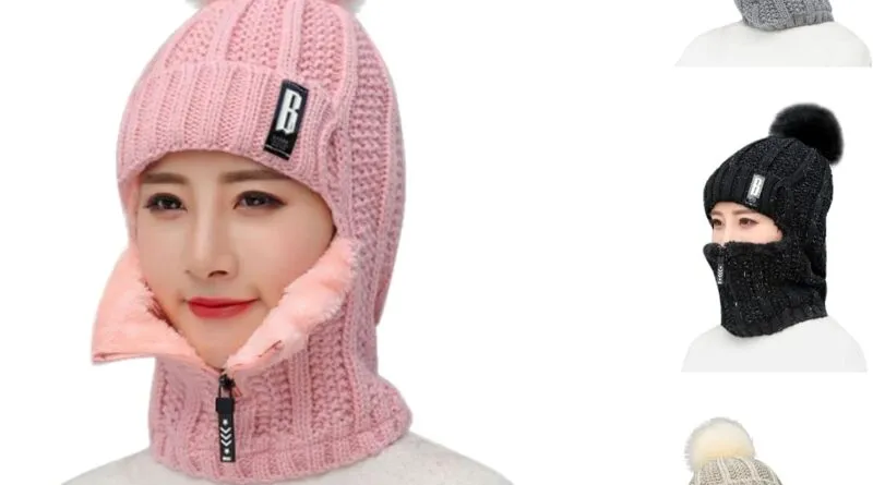 Cozy Winter Set with Knit Cap and Neck Warmer: Stay Warm in Style