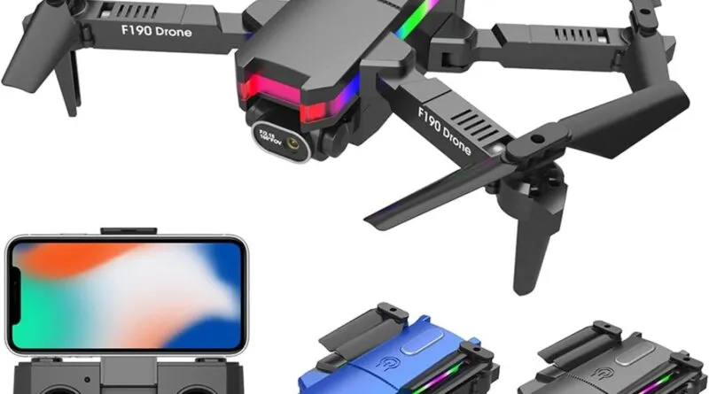 Take Flight with the Mini Drone's Dual 4K HD FPV Cameras