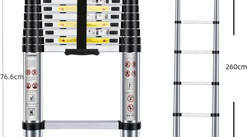 Conquer Your Heights with the Nestling 8.5ft/2.6M Telescopic Ladder: Your Versatile Home Companion