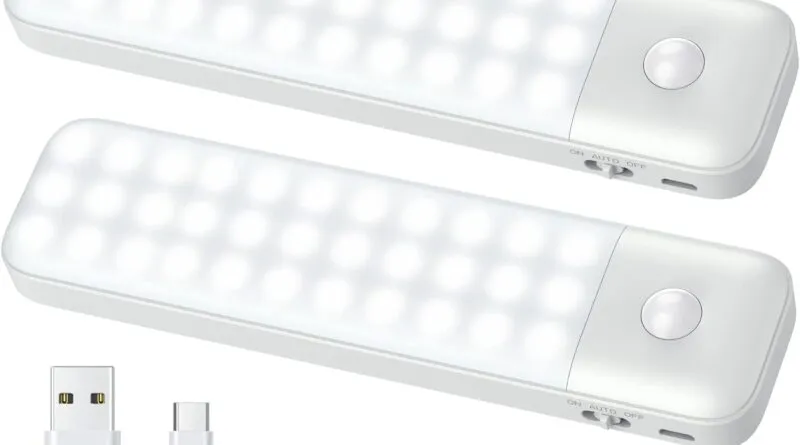 Illuminate Your Spaces with 60 LED Motion Sensor Lights - A Bright Solution for Your Home!