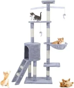 Premium 143cm Cat Tree: The Ultimate Indoor Playground for Your Kitty