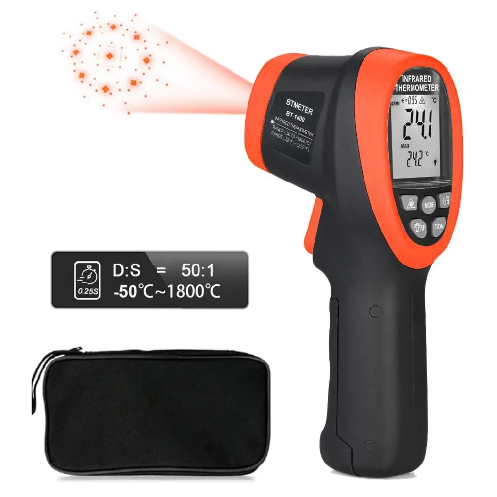 BTMETER BT-1800 Infrared Thermometer: Accurate High-Temperature Measurement