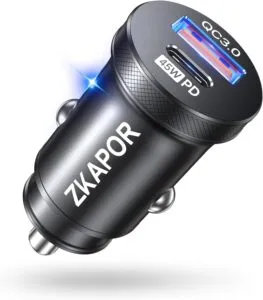 How to Charge Your Phone Faster and Safer in Your Car with ZKAPOR USB C Car Charger