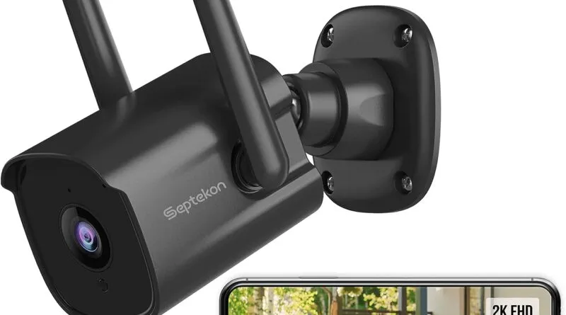 Enhance Your Security with Septekon 2K Dual Antenna WiFi Outdoor Security Camera