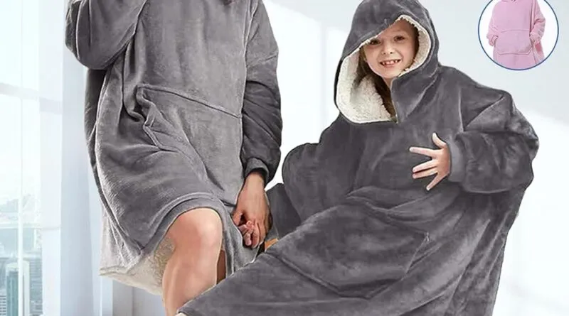 Stay Cosy and Comfortable with the Adult Hooded Snuggle Blanket