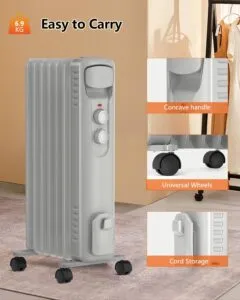 How to Stay Warm and Cozy with RWFlame Oil Filled Radiator 1500W