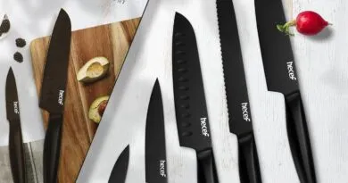5-Piece Black Coated Knife Set: Stylish and Functional Kitchen Essential