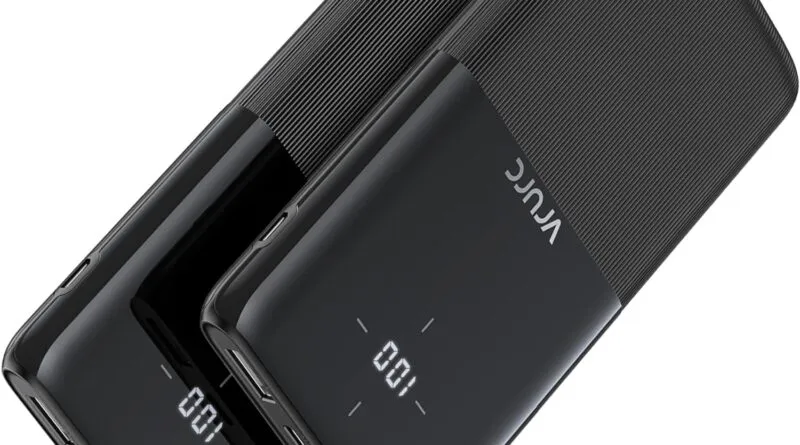 Dual Pack of 10,000mAh Power Banks with 3 Simultaneous Charging Ports