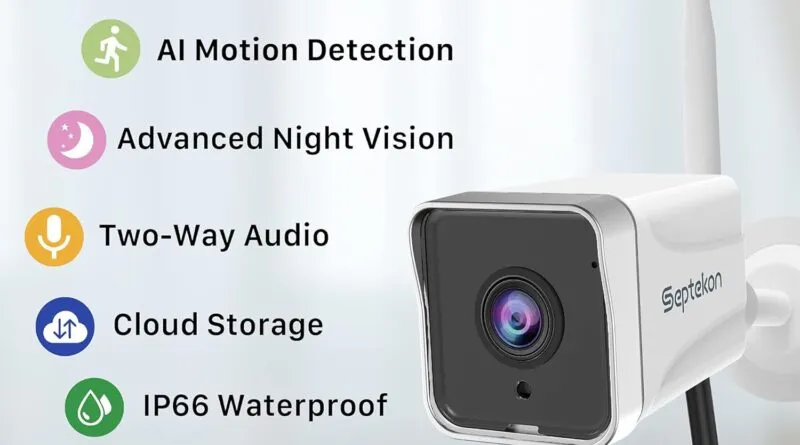 Amplify Home Security with the Septekon Outdoor Security Camera