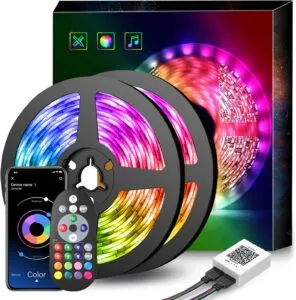 Immerse Your Space in Dynamic Lighting with 30M Music Sync RGB LED Strips